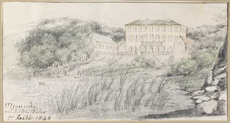 Ulfsunda på Mälaren, 1840
